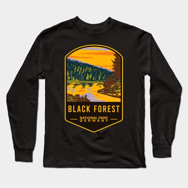 Black Forest National Park Germany Long Sleeve T-Shirt by JordanHolmes